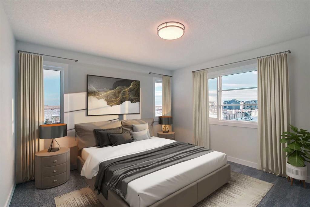 381 Waterford Boulevard, Chestermere, AB - Indoor Photo Showing Bedroom
