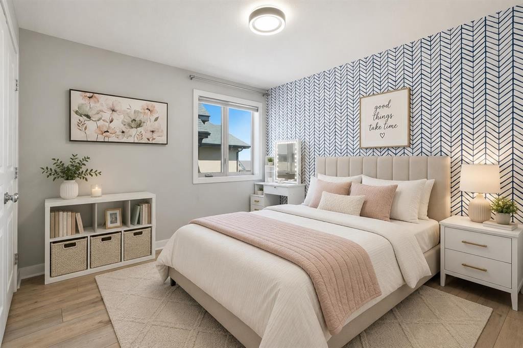 105 Cranridge Heights Se, Calgary, AB - Indoor Photo Showing Bedroom