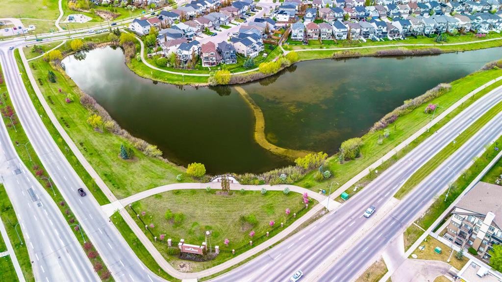 425 Copperpond Landing Se, Calgary, AB - Outdoor With Body Of Water With View