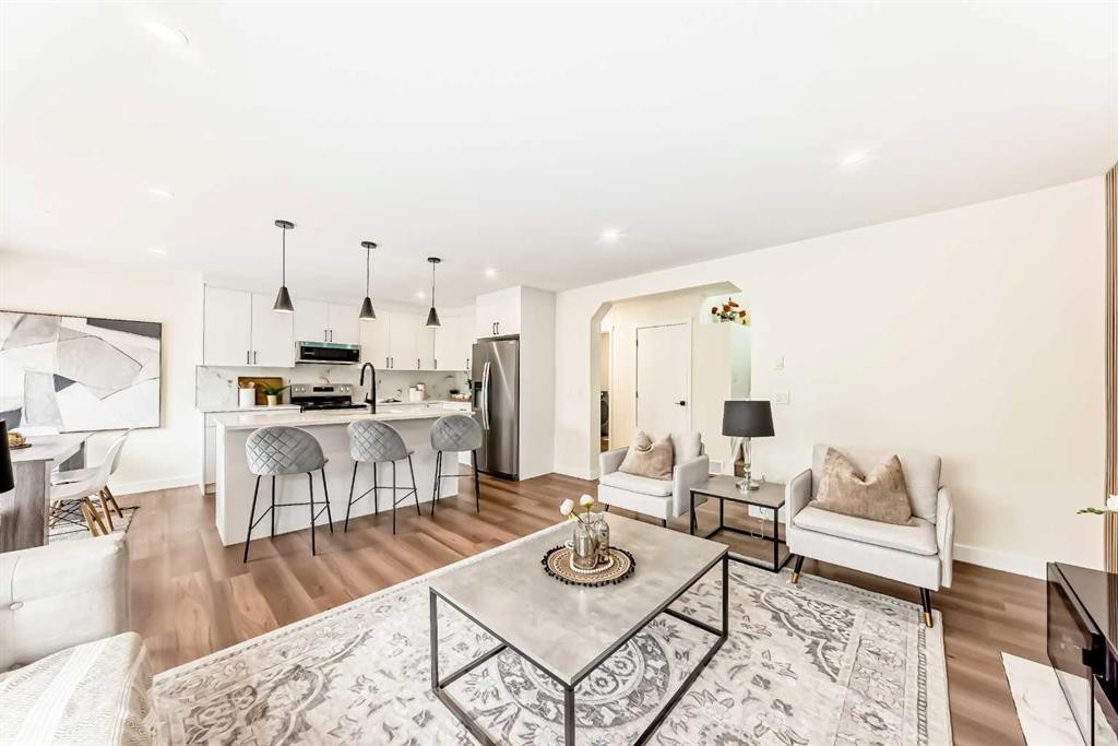 936 Cranston Drive Se, Calgary, AB - Indoor Photo Showing Living Room