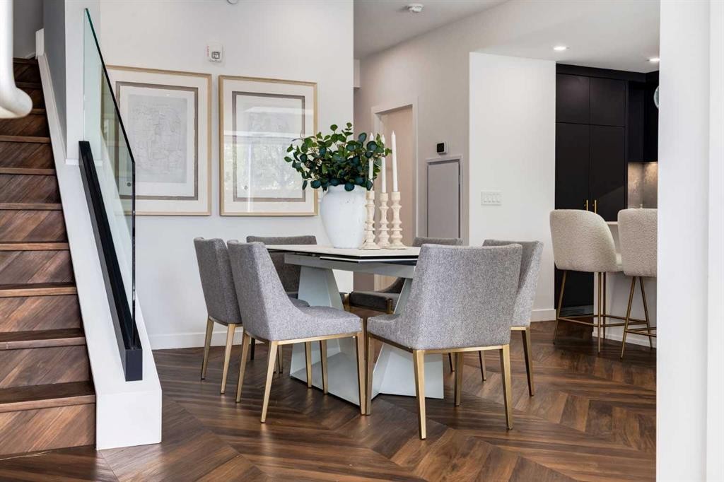 104-8445 Broadcast Avenue Sw, Calgary, AB - Indoor Photo Showing Dining Room
