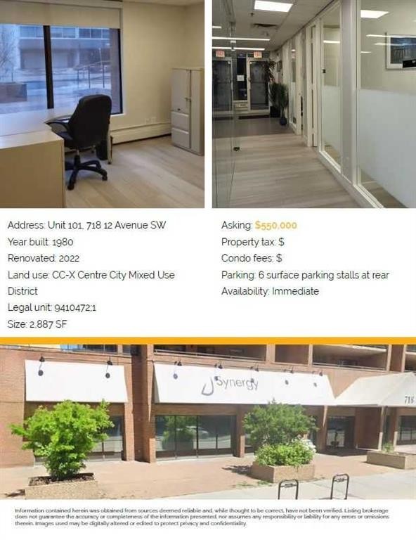 101-718 12 Avenue Sw, Calgary, AB