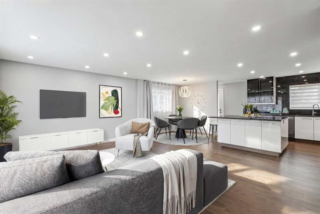 427 96 Avenue Se, Calgary, AB - Indoor Photo Showing Living Room