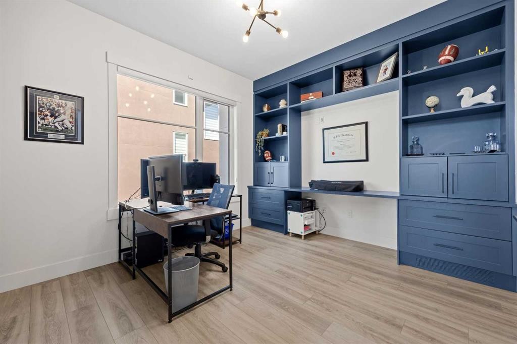 127 Kinniburgh Crescent, Chestermere, AB - Indoor Photo Showing Office