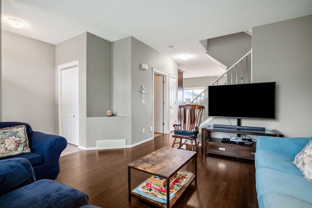 162 Cranford Park Se, Calgary, AB - Indoor Photo Showing Living Room