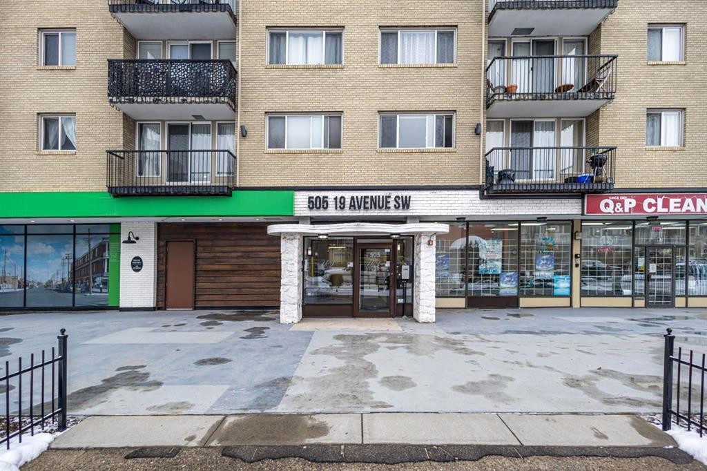 408-505 19 Avenue Sw, Calgary, AB - Outdoor With Balcony