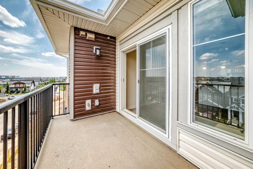 2406-15 Skyview Point Crescent, Calgary, AB - Outdoor With Balcony With Exterior