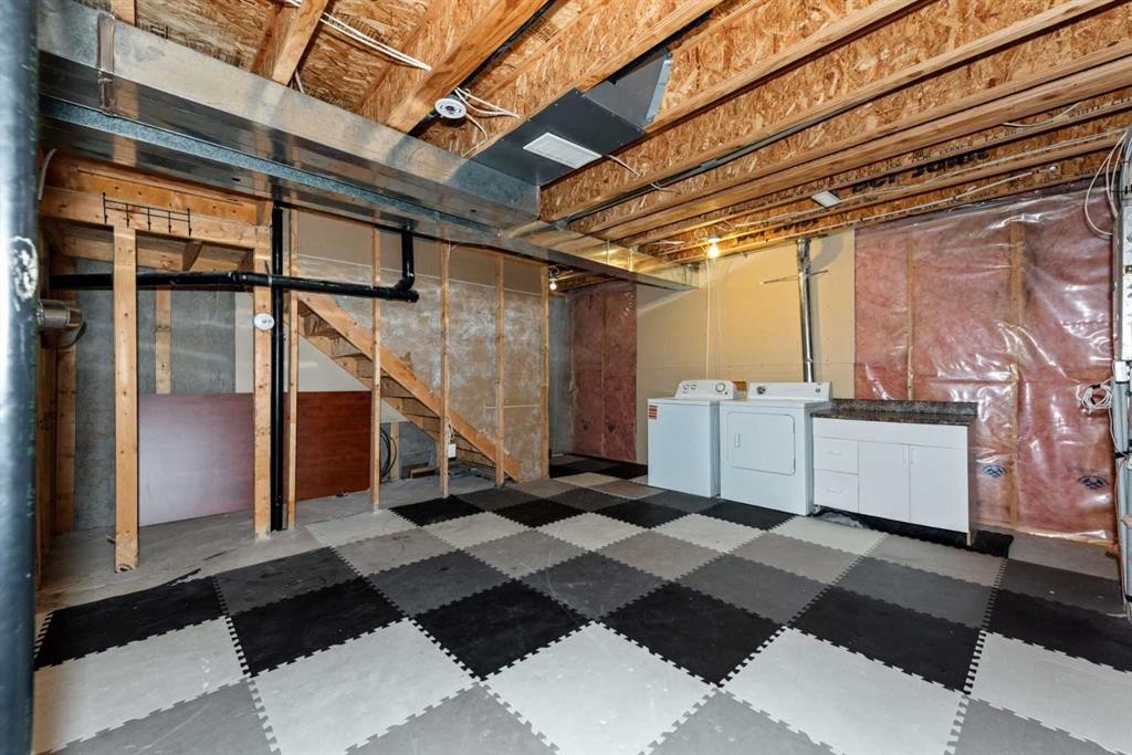 140 Cascades Pass, Chestermere, AB - Indoor Photo Showing Basement