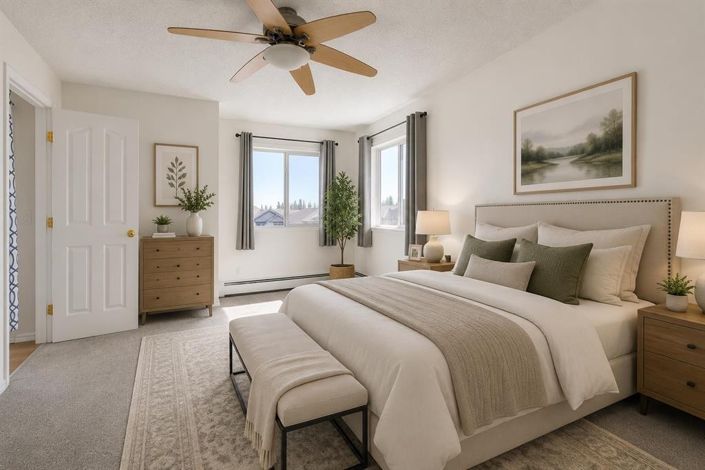 301-7301 Valleyview Park Se, Calgary, AB - Indoor Photo Showing Bedroom