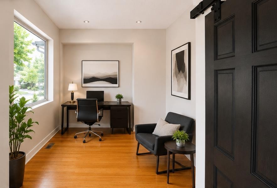 131 8 Avenue Ne, Calgary, AB - Indoor Photo Showing Office