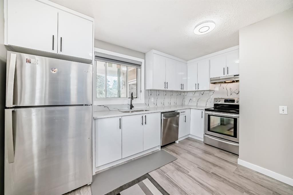 116 Pineson Place Ne, Calgary, AB - Indoor Photo Showing Kitchen With Stainless Steel Kitchen