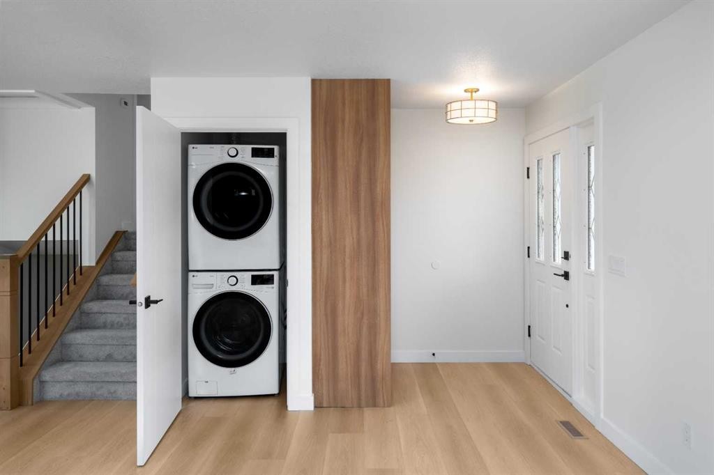 312 Queensland Road Se, Calgary, AB - Indoor Photo Showing Laundry Room