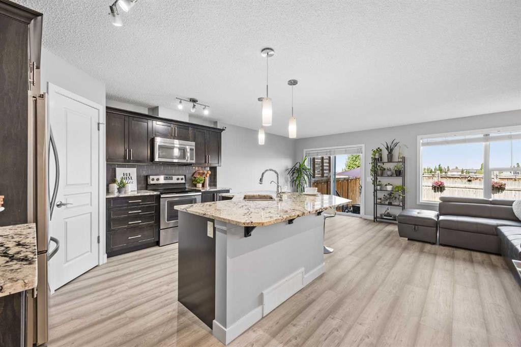 249 Auburn Meadows Place Se, Calgary, AB - Indoor Photo Showing Kitchen With Upgraded Kitchen
