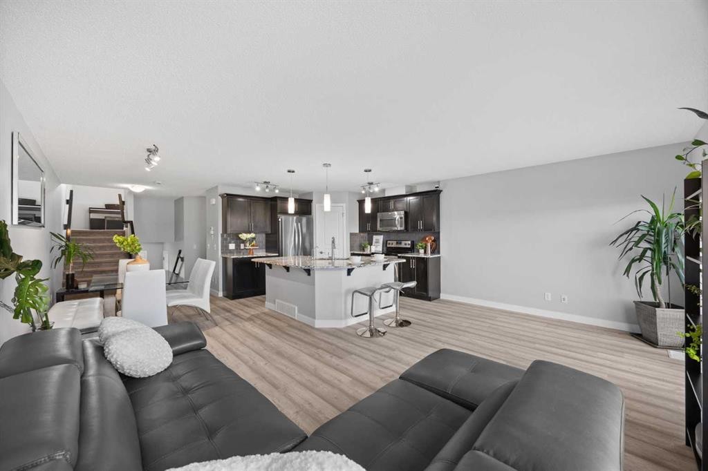 249 Auburn Meadows Place Se, Calgary, AB - Indoor Photo Showing Living Room