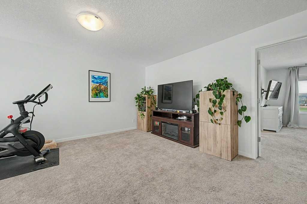 44 Auburn Glen Close Se, Calgary, AB - Indoor Photo Showing Gym Room