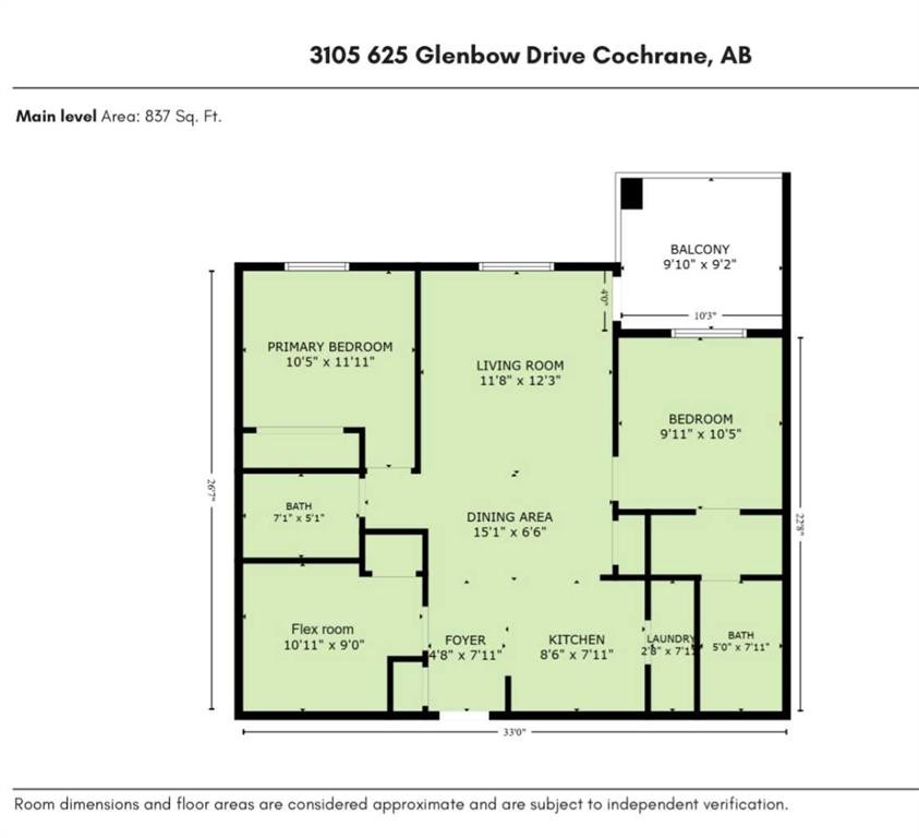 3105-625 Glenbow Drive, Cochrane, AB