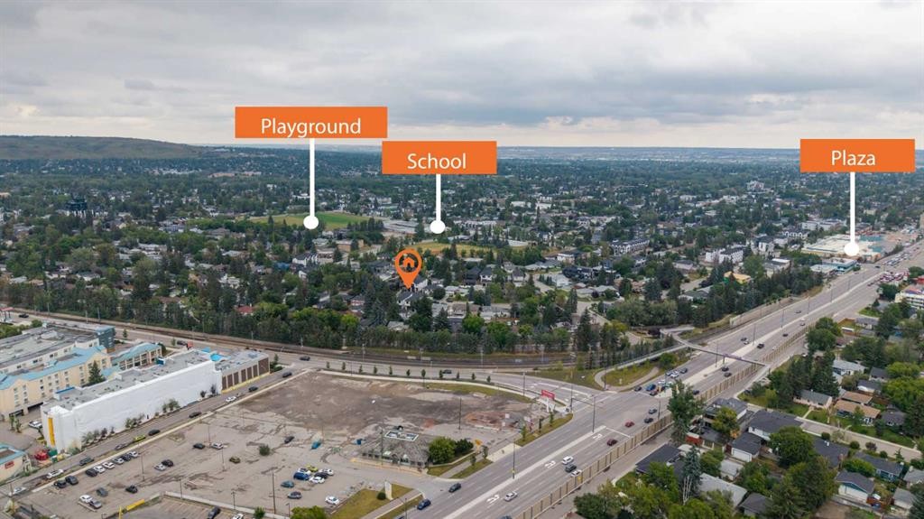 2221 Halifax Crescent Nw, Calgary, AB - Outdoor With View
