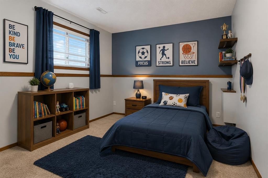 156 Rivercroft Close Se, Calgary, AB - Indoor Photo Showing Bedroom
