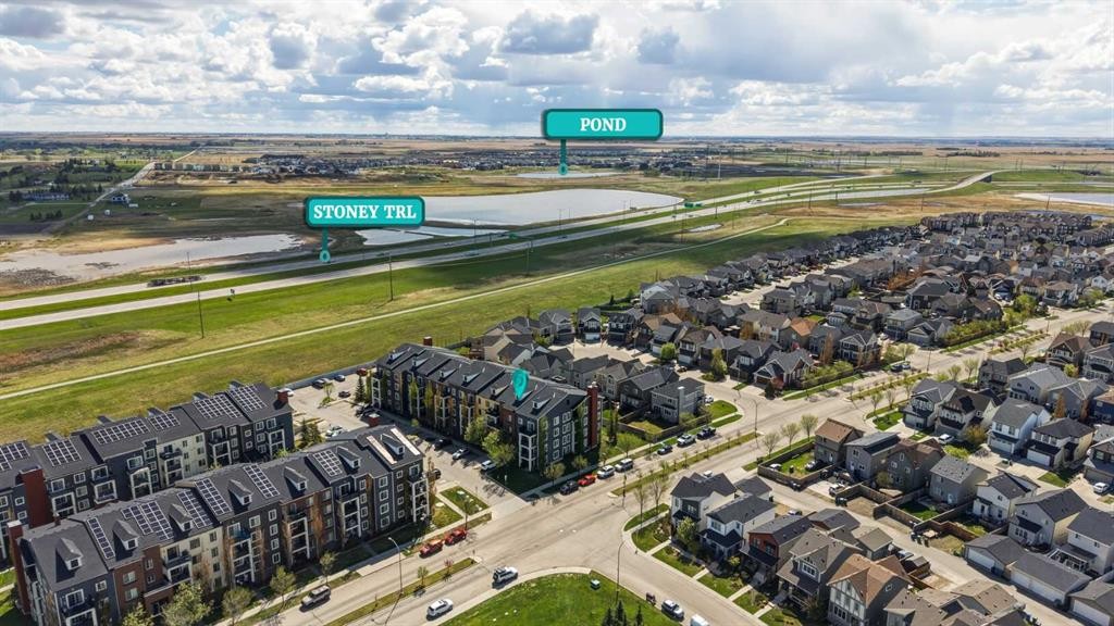 1204-755 Copperpond Boulevard Se, Calgary, AB - Outdoor With View