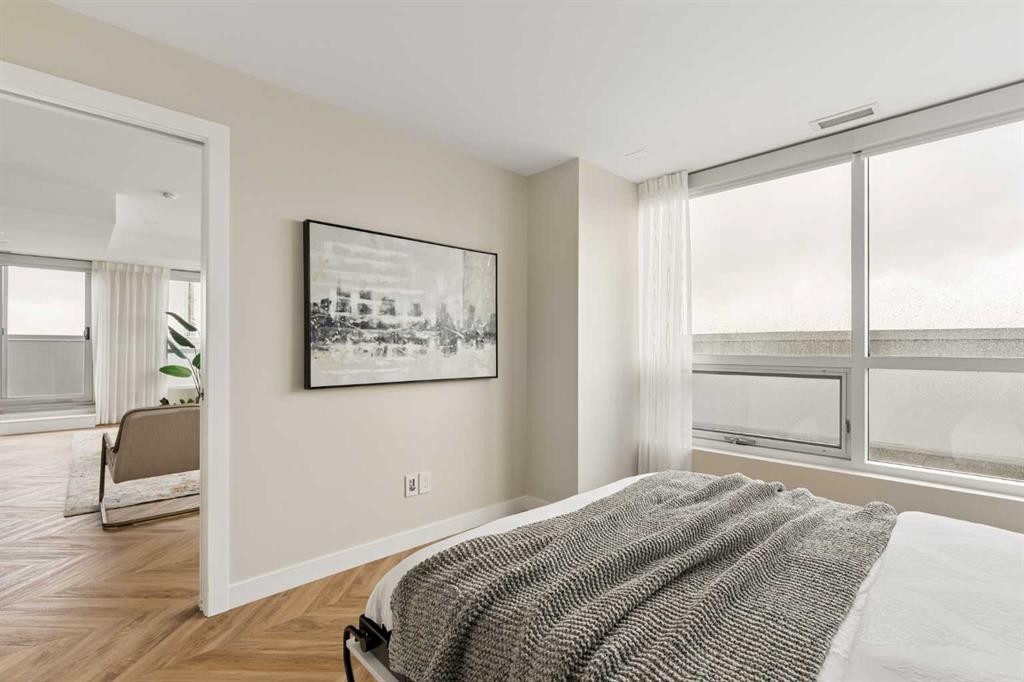 717-8505 Broadcast Avenue Sw, Calgary, AB - Indoor Photo Showing Bedroom