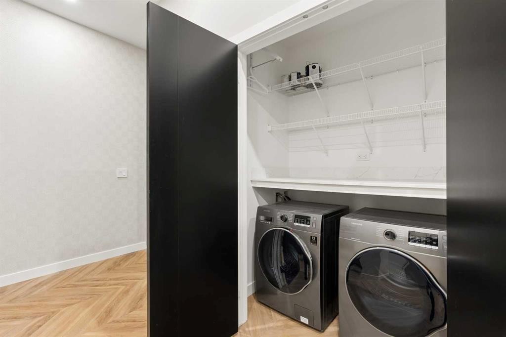 717-8505 Broadcast Avenue Sw, Calgary, AB - Indoor Photo Showing Laundry Room