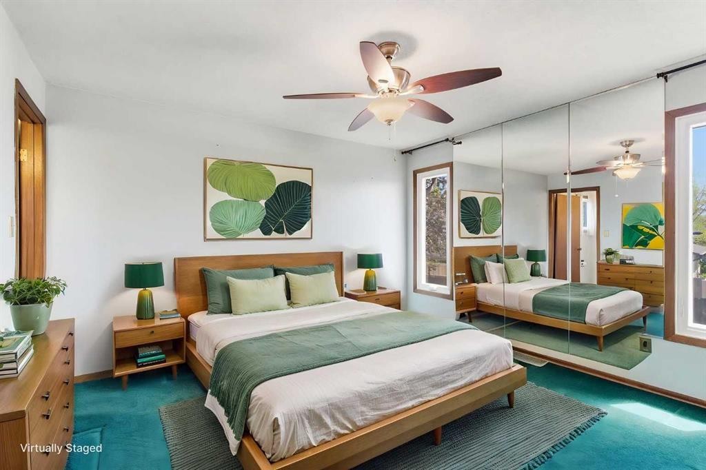 19 Templevale Way Ne, Calgary, AB - Indoor Photo Showing Bedroom