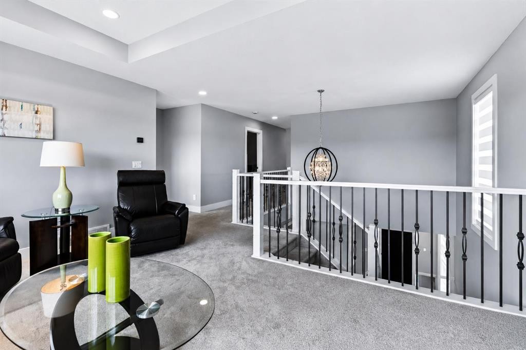 219 Legacy Mount Se, Calgary, AB - Indoor Photo Showing Living Room