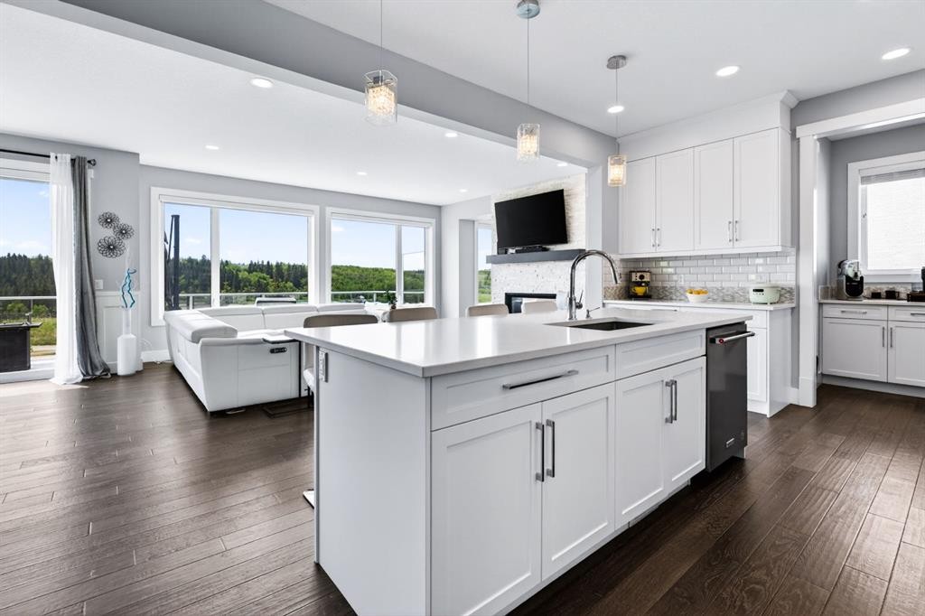 219 Legacy Mount Se, Calgary, AB - Indoor Photo Showing Kitchen With Upgraded Kitchen