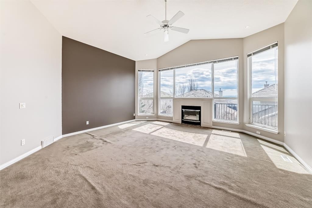 35 Arbour Vista Way Nw, Calgary, AB - Indoor With Fireplace
