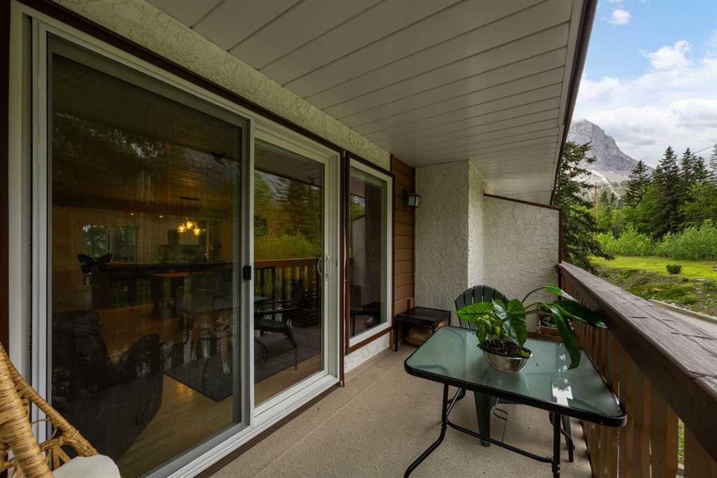 1-1061 Evergreen Circle, Canmore, AB - Outdoor With Deck Patio Veranda With Exterior