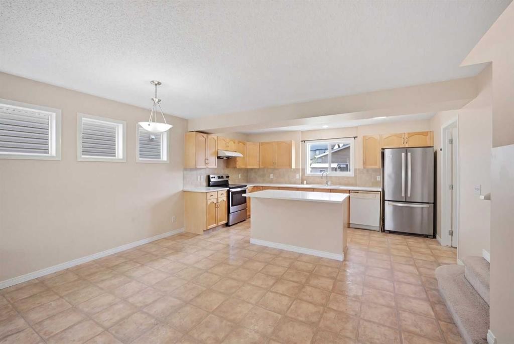 35 Saddlebrook Link Ne, Calgary, AB - Indoor Photo Showing Kitchen With Stainless Steel Kitchen