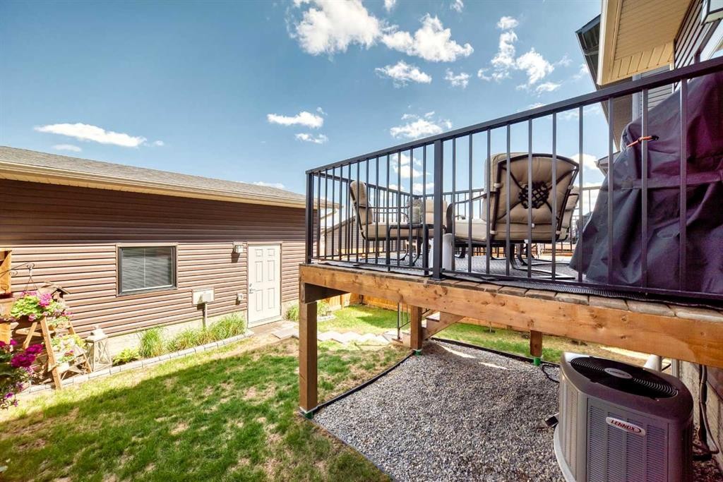 116 Precedence Way, Cochrane, AB - Outdoor With Deck Patio Veranda