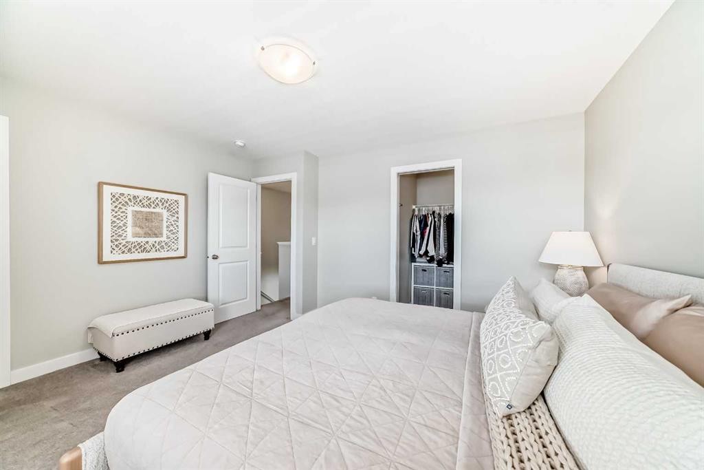 116 Precedence Way, Cochrane, AB - Indoor Photo Showing Bedroom