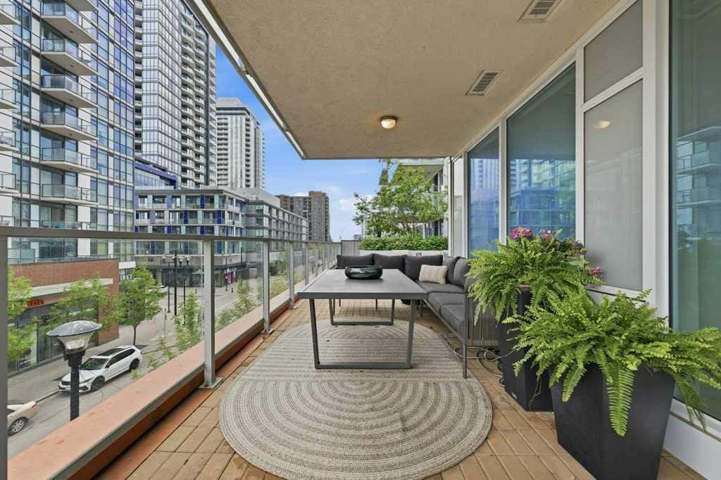 205-519 Riverfront Avenue Se, Calgary, AB - Outdoor With Deck Patio Veranda With Exterior