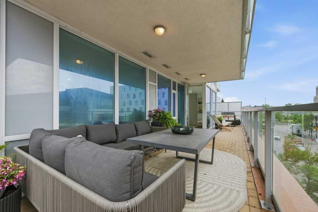 205-519 Riverfront Avenue Se, Calgary, AB - Outdoor With Deck Patio Veranda With Exterior