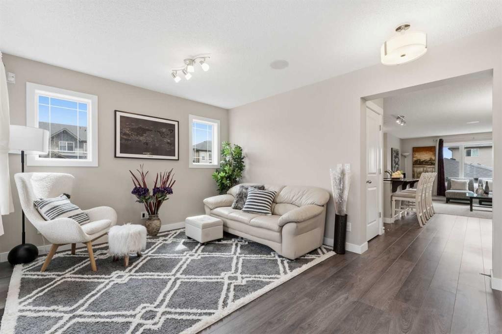 7 Skyview Ranch Lane Ne, Calgary, AB - Indoor Photo Showing Living Room