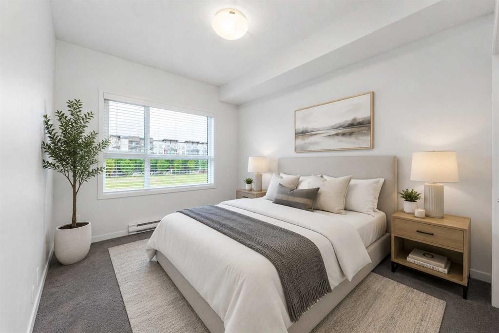 316-20 Seton Park Se, Calgary, AB - Indoor Photo Showing Bedroom