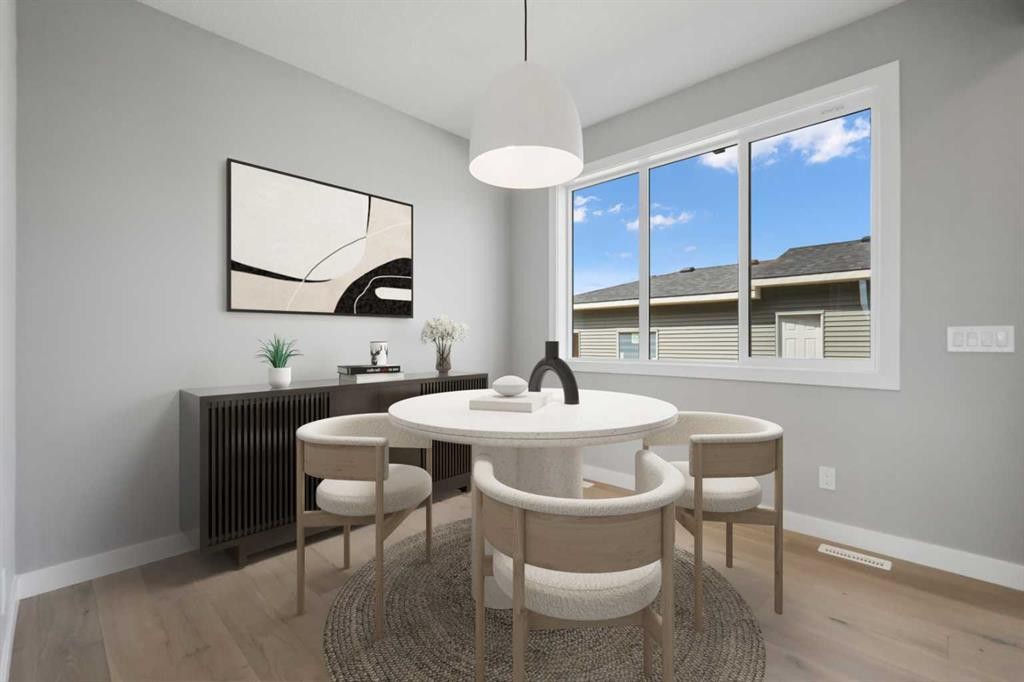 408 Waterford Boulevard, Chestermere, AB - Indoor Photo Showing Dining Room
