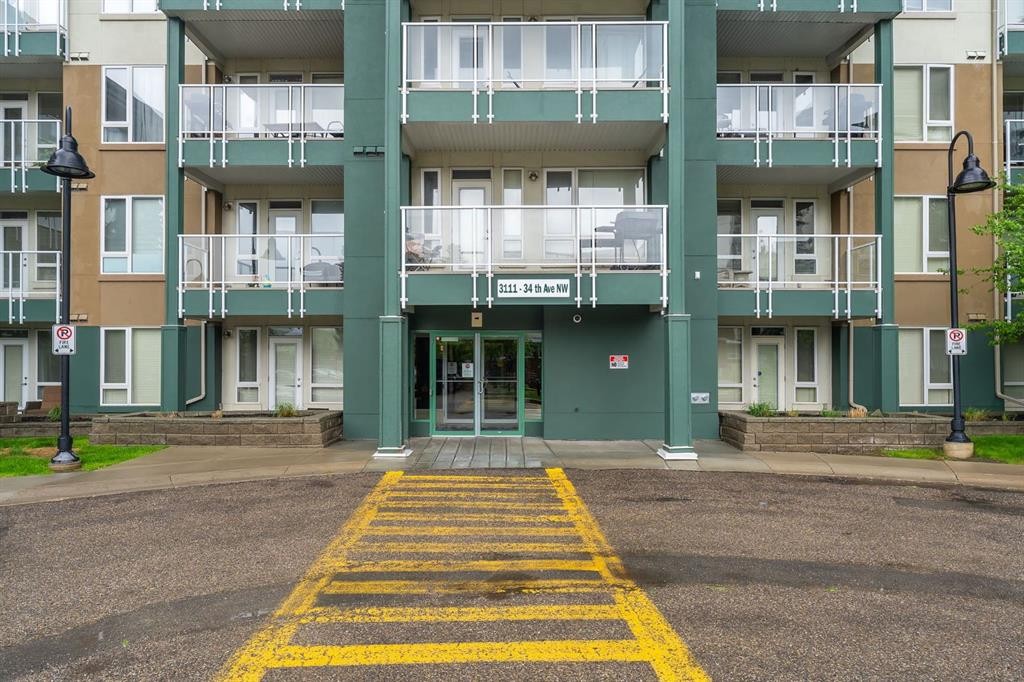 233-3111 34 Avenue Nw, Calgary, AB - Outdoor With Balcony With Facade