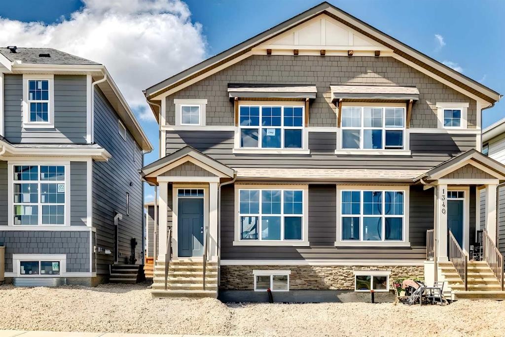 1342 Mahogany Boulevard Se, Calgary, AB - Outdoor With Facade