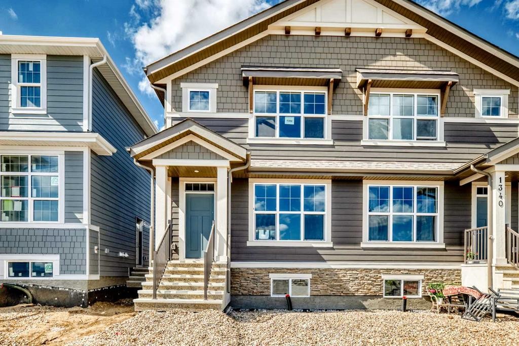 1342 Mahogany Boulevard Se, Calgary, AB - Outdoor With Facade