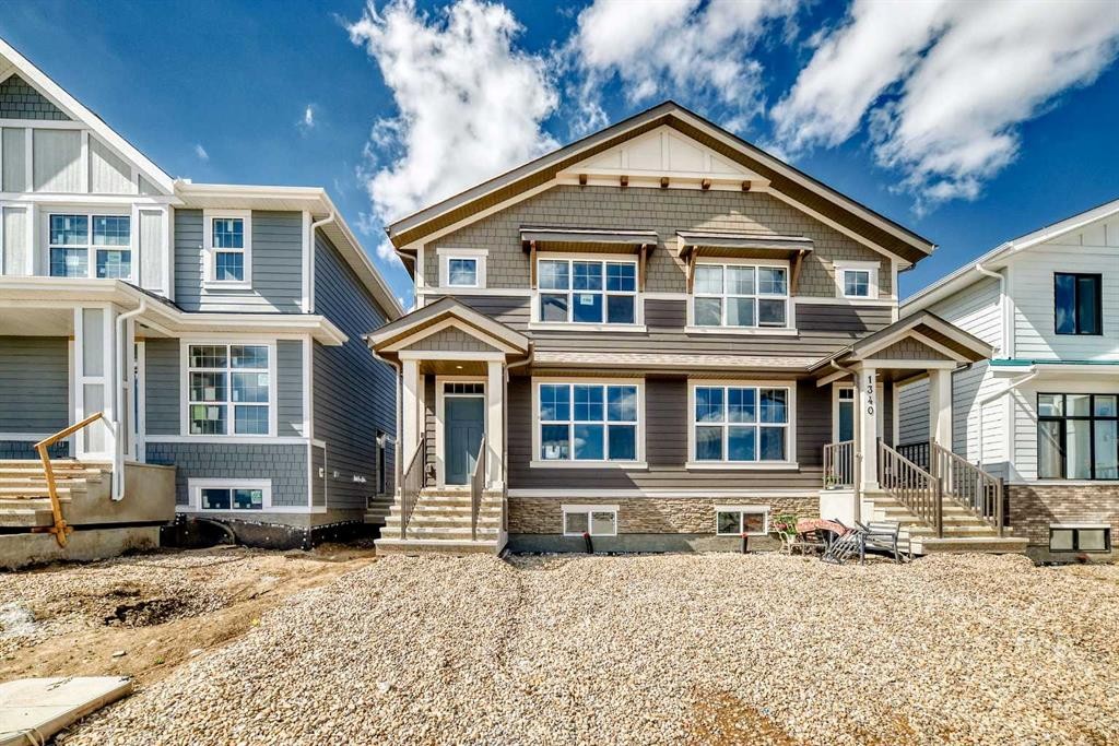1342 Mahogany Boulevard Se, Calgary, AB - Outdoor With Facade