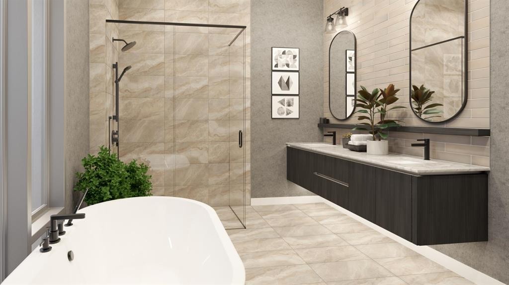 206-4180 Kovitz Avenue Nw, Calgary, AB - Indoor Photo Showing Bathroom