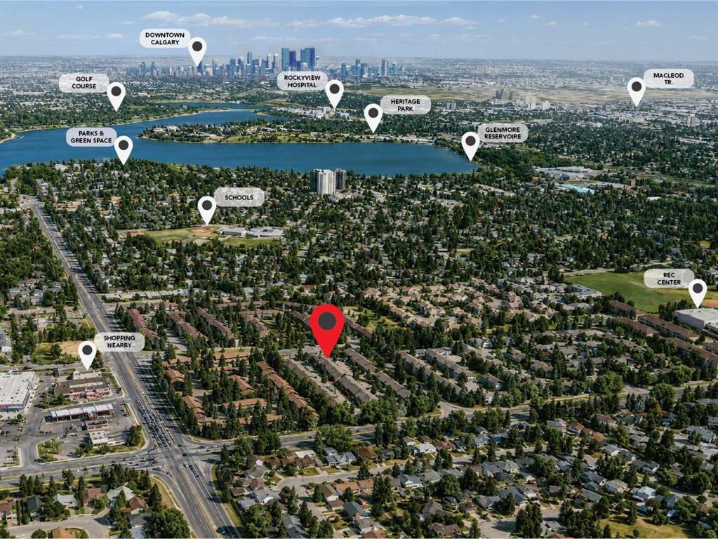 57-2225 Oakmoor Drive Sw, Calgary, AB - Outdoor With Body Of Water With View