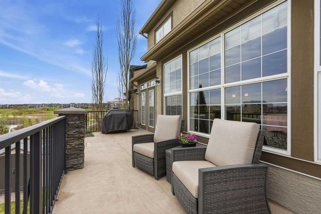 127 Marquis Grove Se, Calgary, AB - Outdoor With Deck Patio Veranda With Exterior