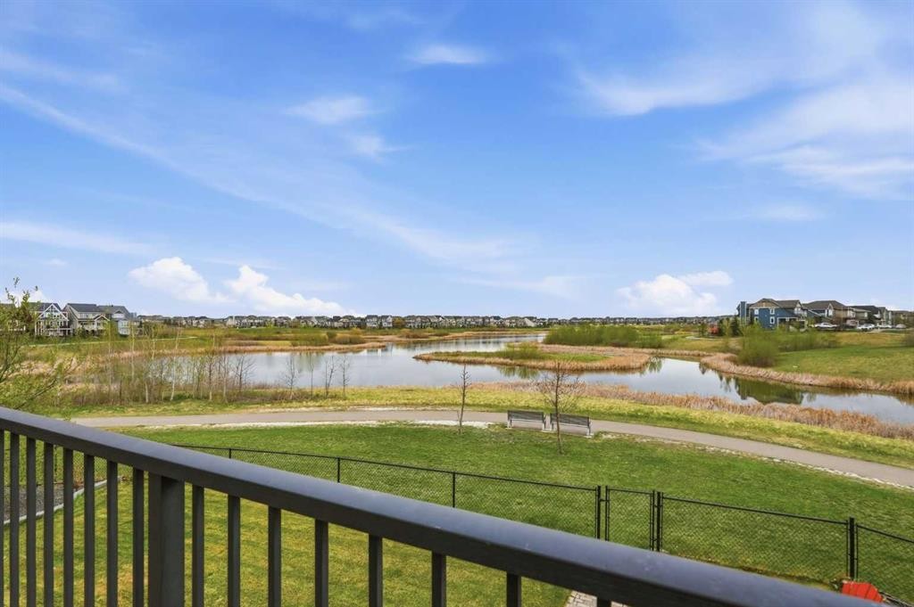 127 Marquis Grove Se, Calgary, AB - Outdoor With Body Of Water With View