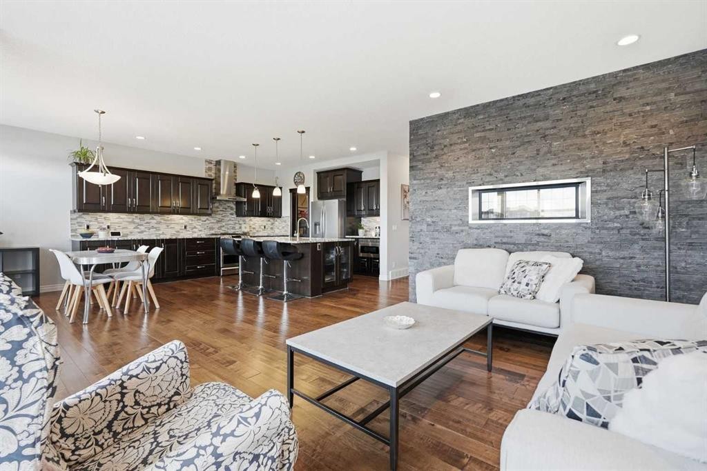 127 Marquis Grove Se, Calgary, AB - Indoor Photo Showing Living Room