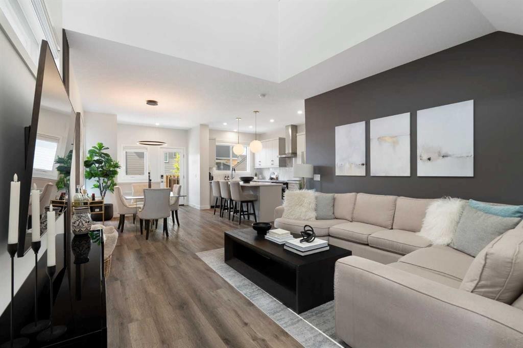 3872 202 Avenue Se, Calgary, AB - Indoor Photo Showing Living Room