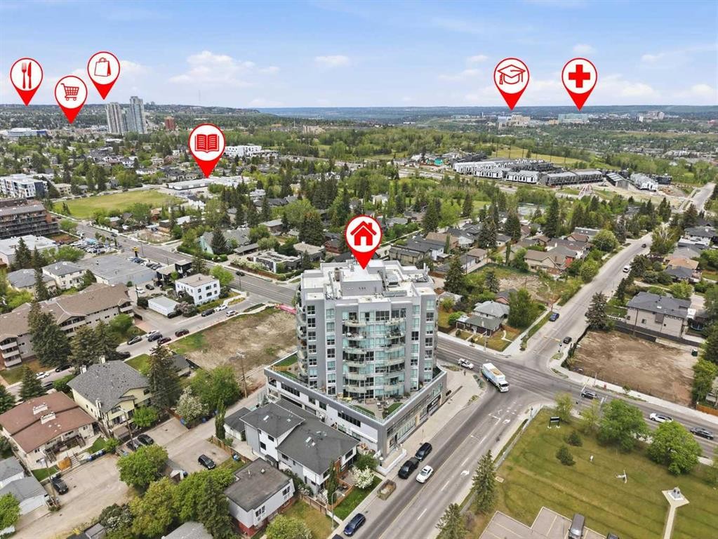 406-2505 17 Avenue Sw, Calgary, AB - Outdoor With View