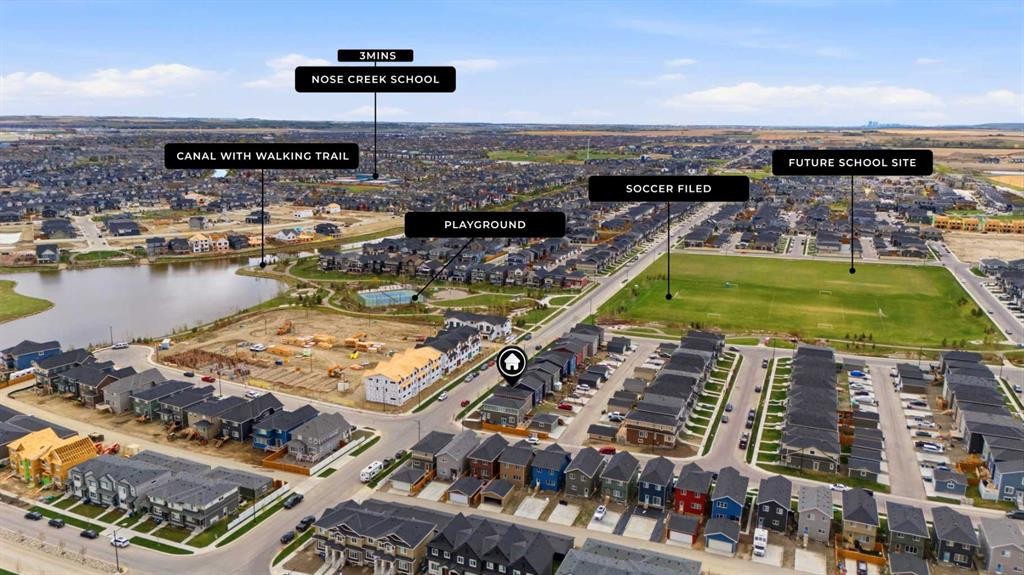541 Bayview Street Sw, Airdrie, AB - Outdoor With View
